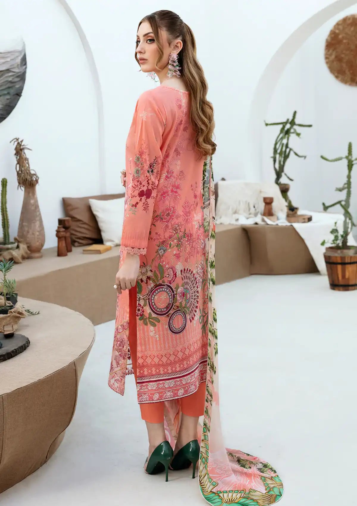 Ramsha Ghazal Emb Lawn'24 Vol-02 G-211 - Mohsin Saeed Fabrics