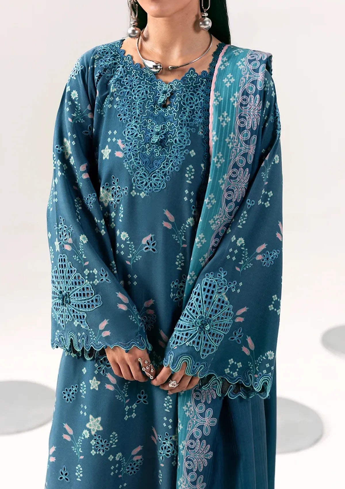 Qalamkar Qprints Linen'26 QPW-06 B Rohi