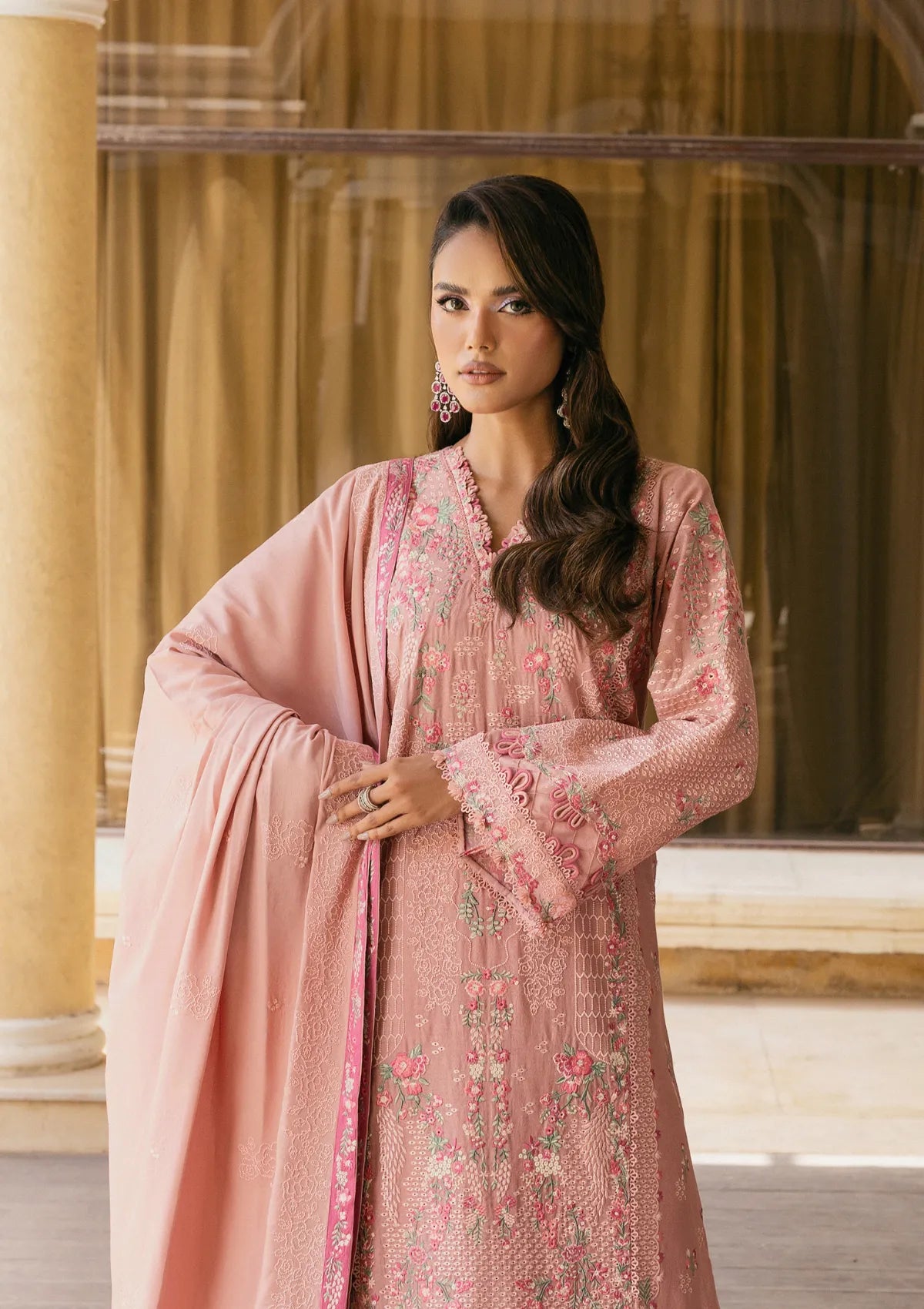 Elaf Luxury Winter'25 EWK-3A Dustyrose