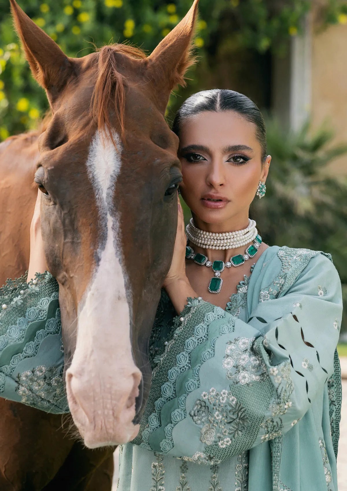 Elaf Luxury Winter'25 EWK-7A Mintfrost