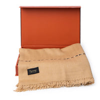 Lux Woolen Shawl By Dynasty D-2 - Wheat