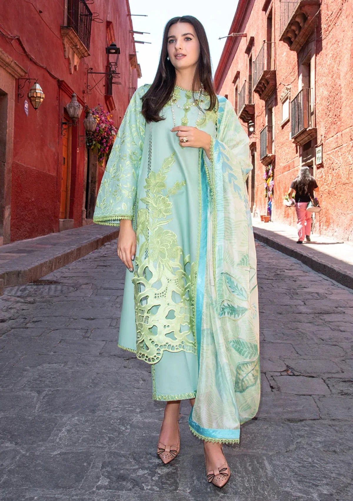 Mushq Odyssey Luxury Lawn'26 D-410 Paloma