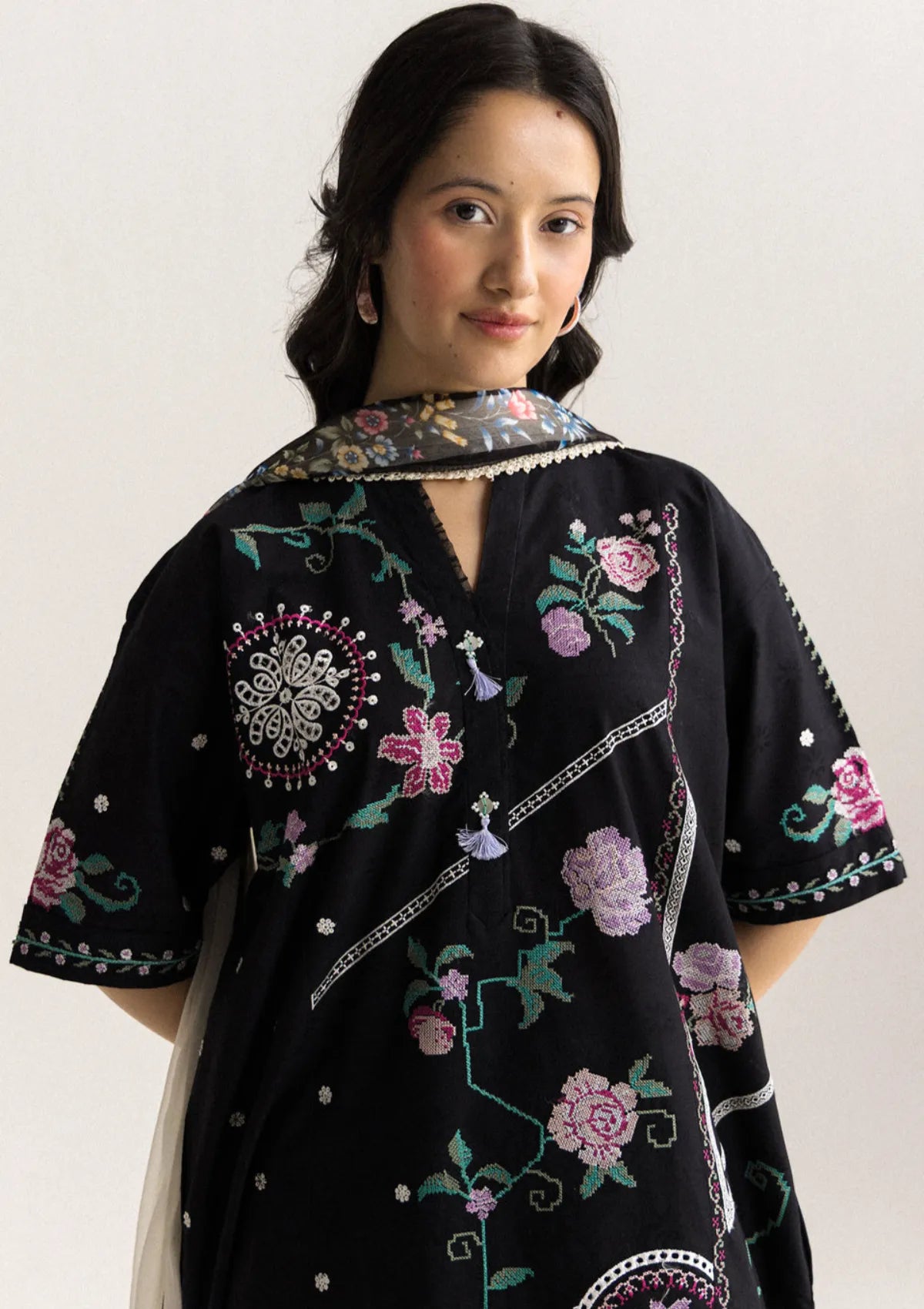 Coco By Zara Shahjahan Edit'2 Lawn'26 D-06A Ines