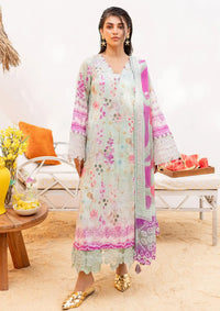 Nureh Gardenia Emb Lawn'24 NS-136-A - Mohsin Saeed Fabrics