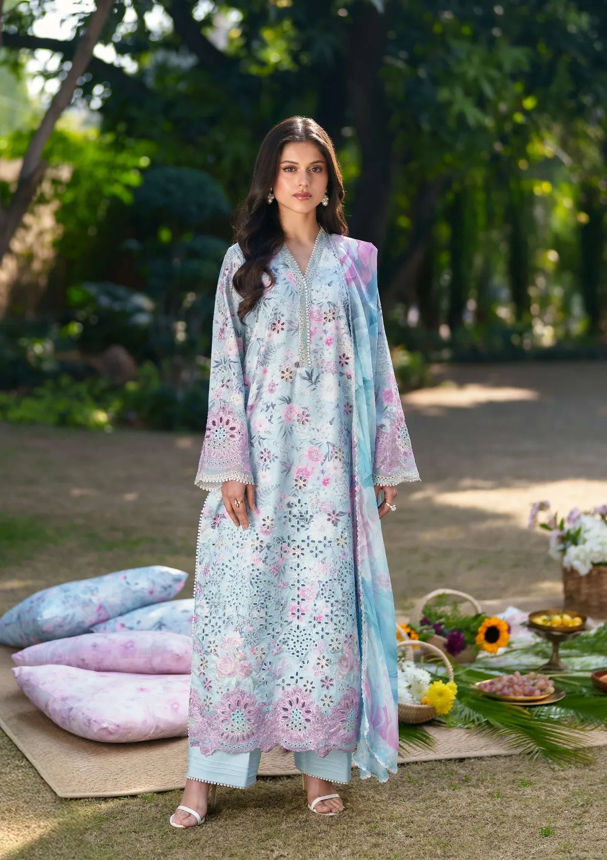 Neeshay Summer Lines Printkari'26 -FLEURIE