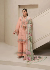 Elaf E-Craft Chikankari Lawn'26 EHC-3B DUSTROSE