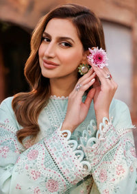 Farasha Kaavish Eid Festive Lawn'24 D-05 WHISPER MINT - Mohsin Saeed Fabrics
