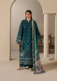 Elaf E-Craft Chikankari Lawn'26 EHC-2A MOSS