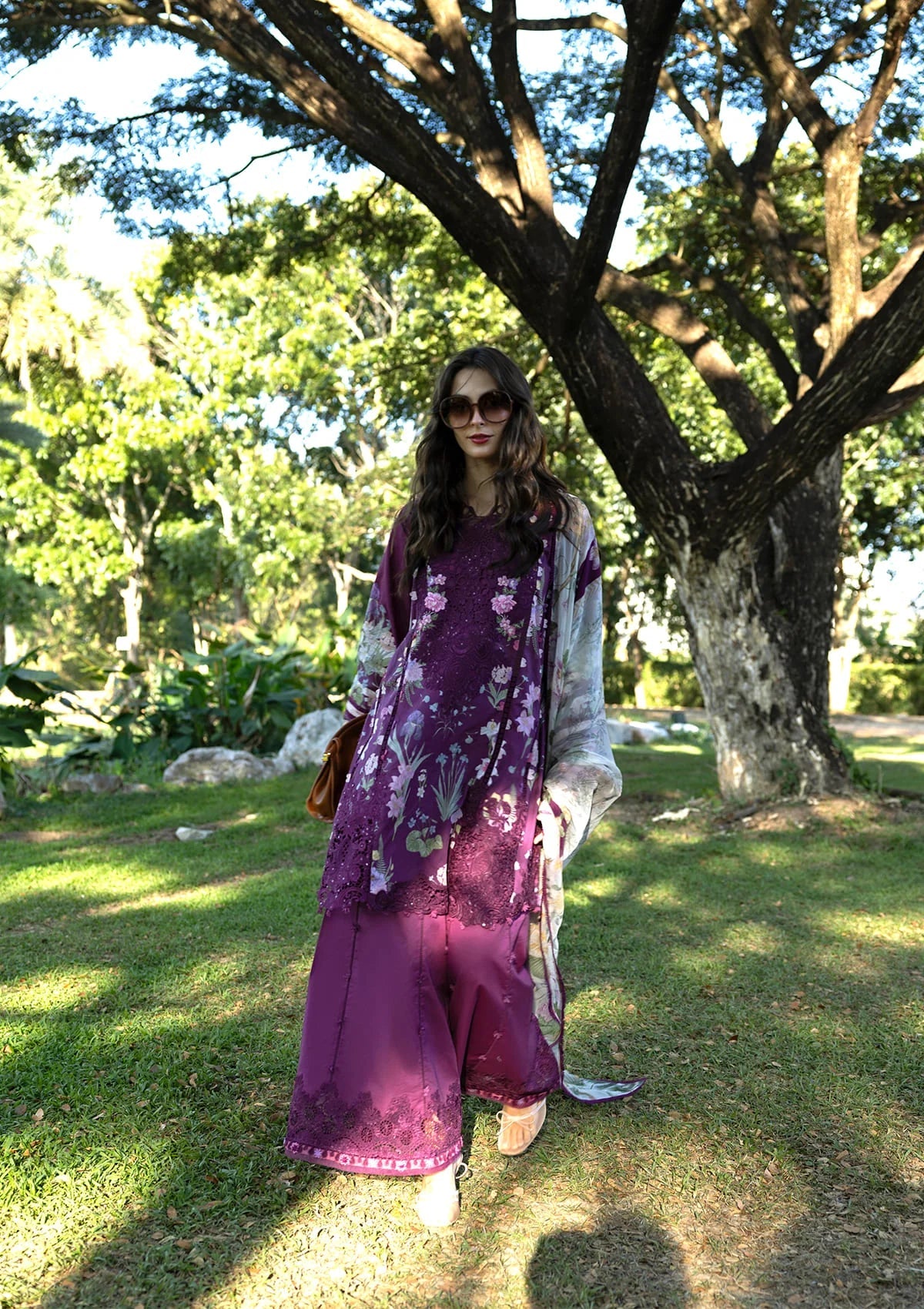 Elaf Signature Lawn'26 ESA-5B DARLING PLUM