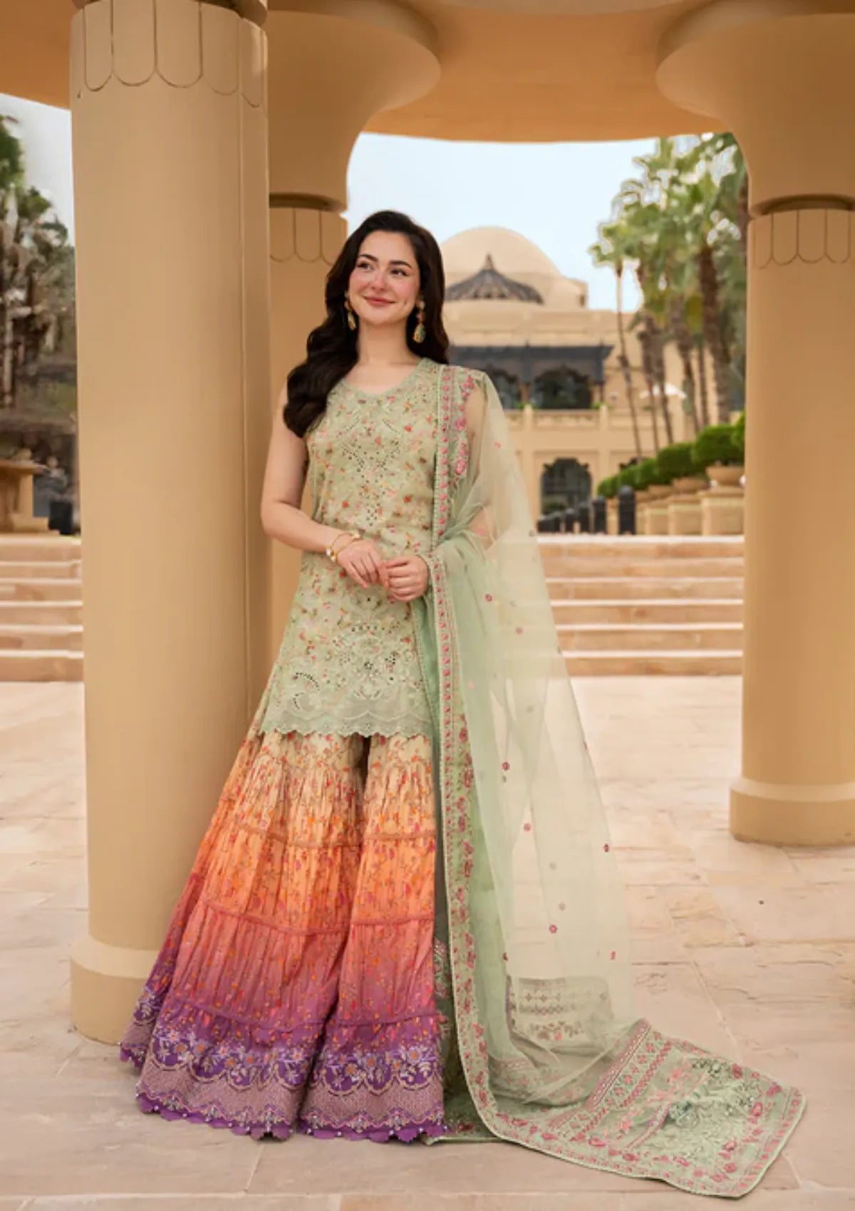 Faiza Saqlain Aya Luxury Lawn'26 D-02 ELDIRA