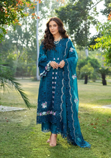 Elaf Luxury Lawn'26 ELY-06 SAPPHIRE