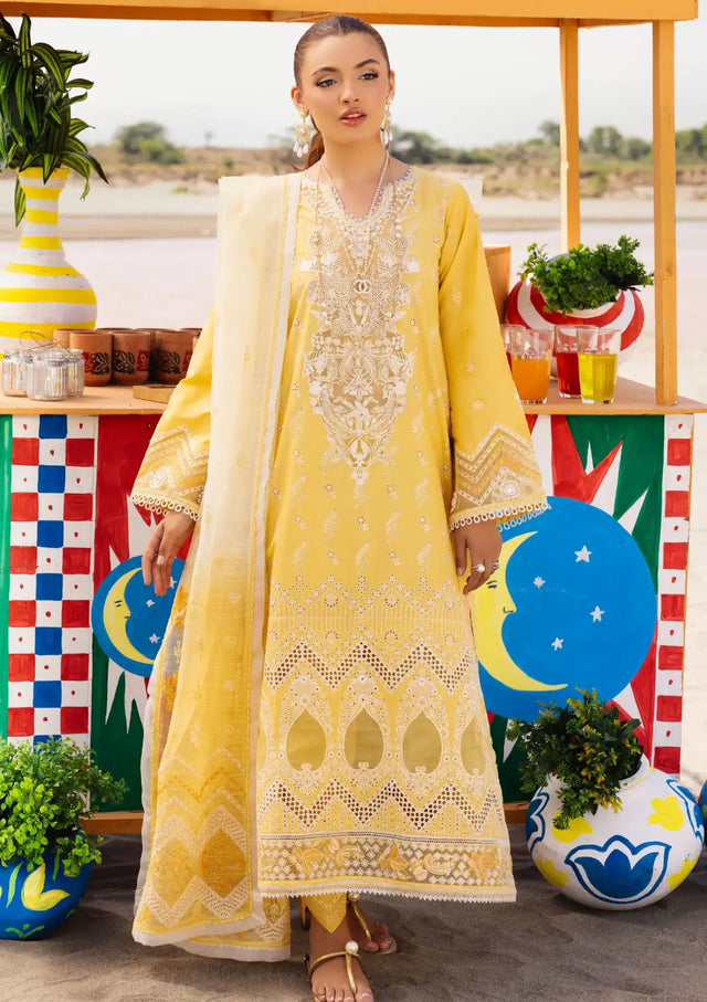 Muscari Premium Emb Lawn'24 MPEC-2027 - Mohsin Saeed Fabrics