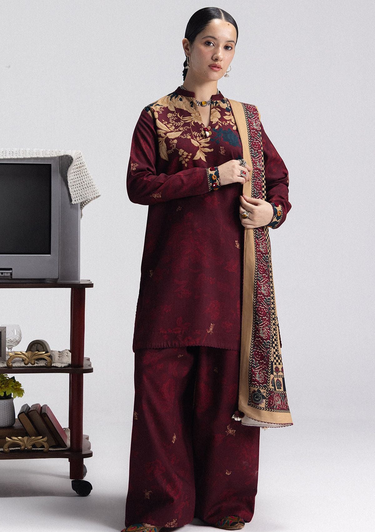 Zara Shahjahan Coco Prints Vol-04'26 Iris-8A