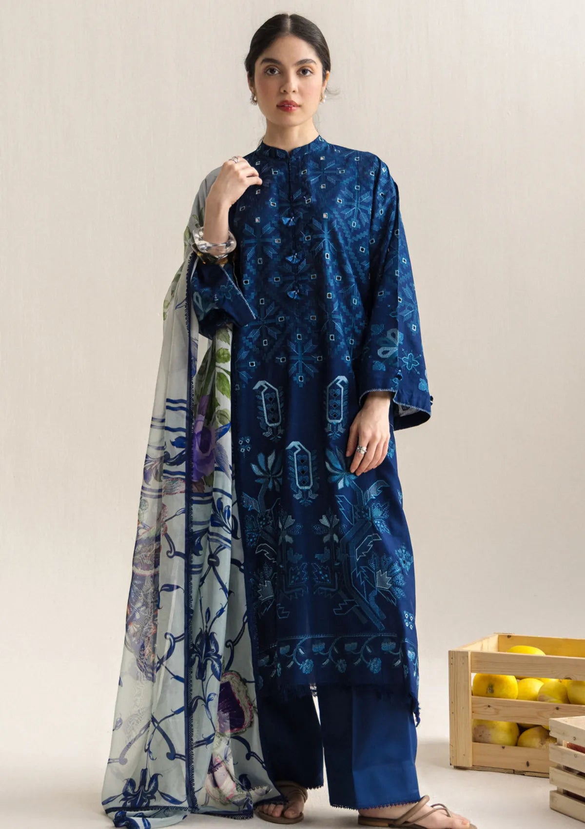 Coco By Zara Shahjahan Edit'2 Lawn'26 D-09A Soren