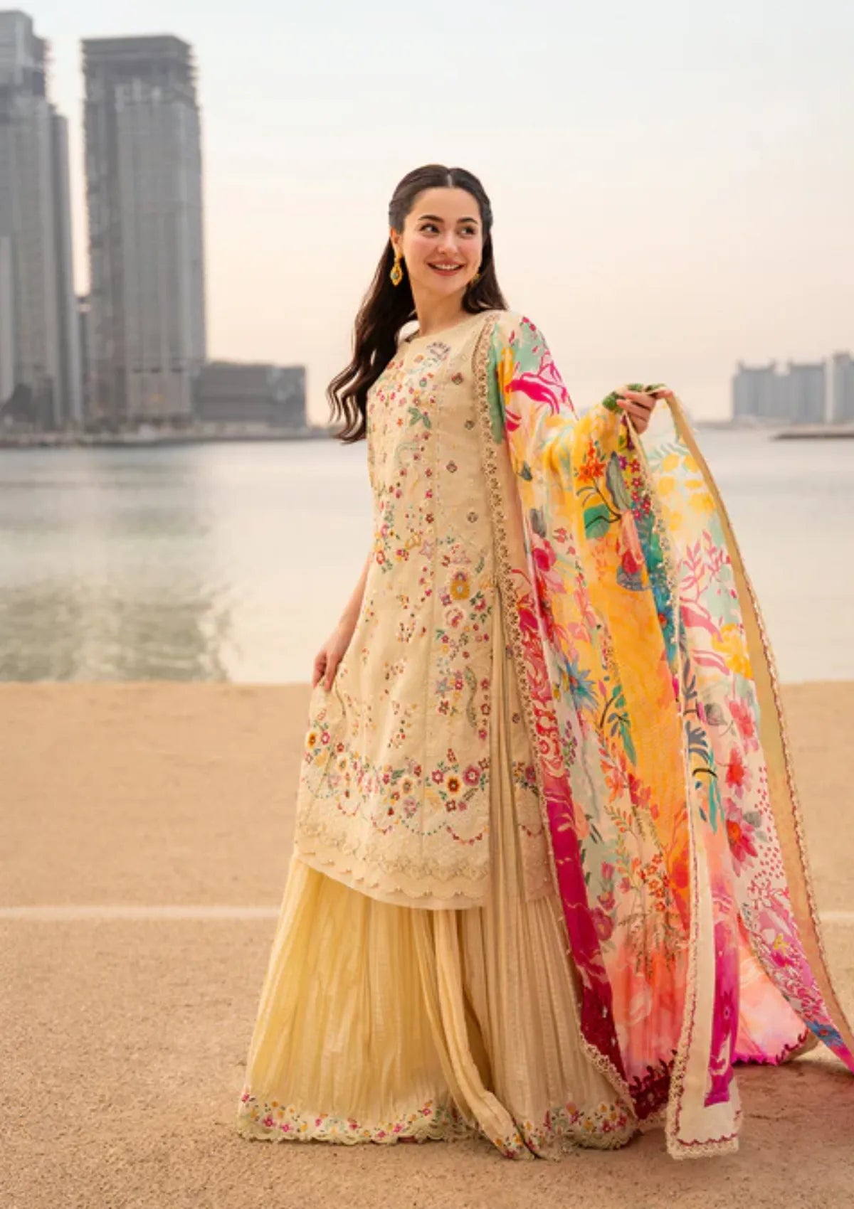 Faiza Saqlain Aya Luxury Lawn'26 D-04 MERJEM