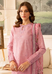 Farasha Seraya Emb Lawn'24 D-04 DAISY - Mohsin Saeed Fabrics
