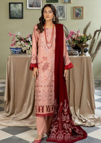 Marjjan Velvet Shawl'24 MVD-22 RED