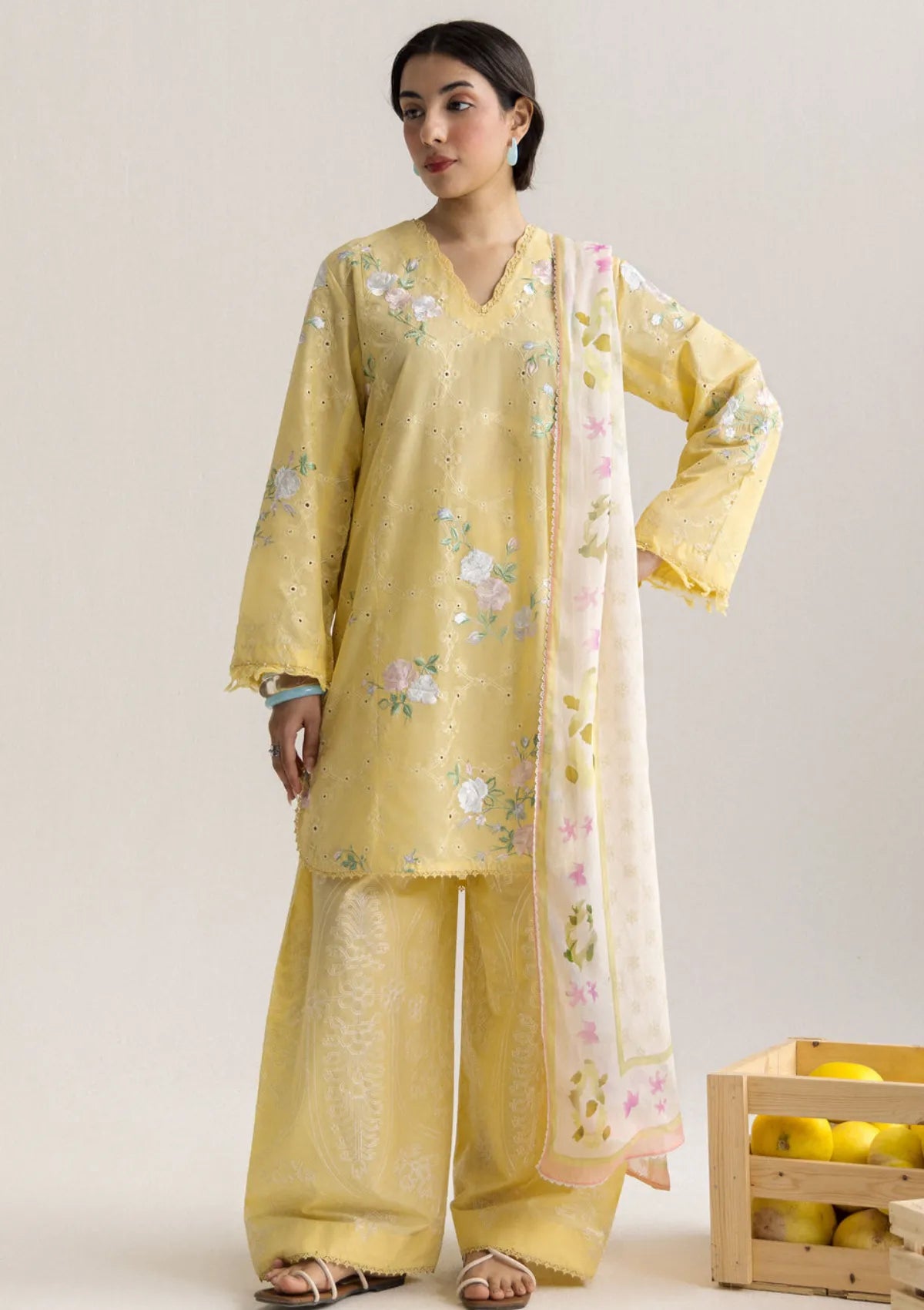 Coco By Zara Shahjahan Edit'2 Lawn'26 D-01B Airi