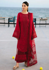 Nureh Eid Escape Luxury Lawn'24 NE-91 MIREILLE - Mohsin Saeed Fabrics