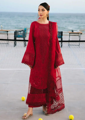 Nureh Eid Escape Luxury Lawn'24 NE-91 MIREILLE - Mohsin Saeed Fabrics