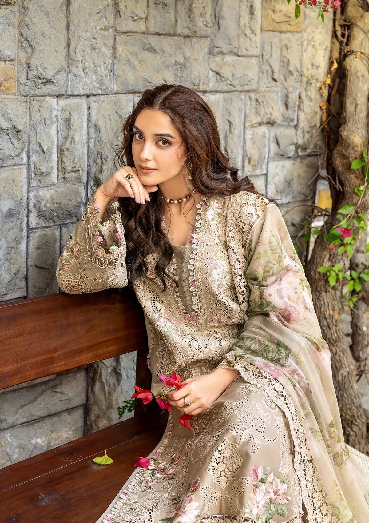 Elaf Luxury Lawn'26 ELY-2A CAMELLIA