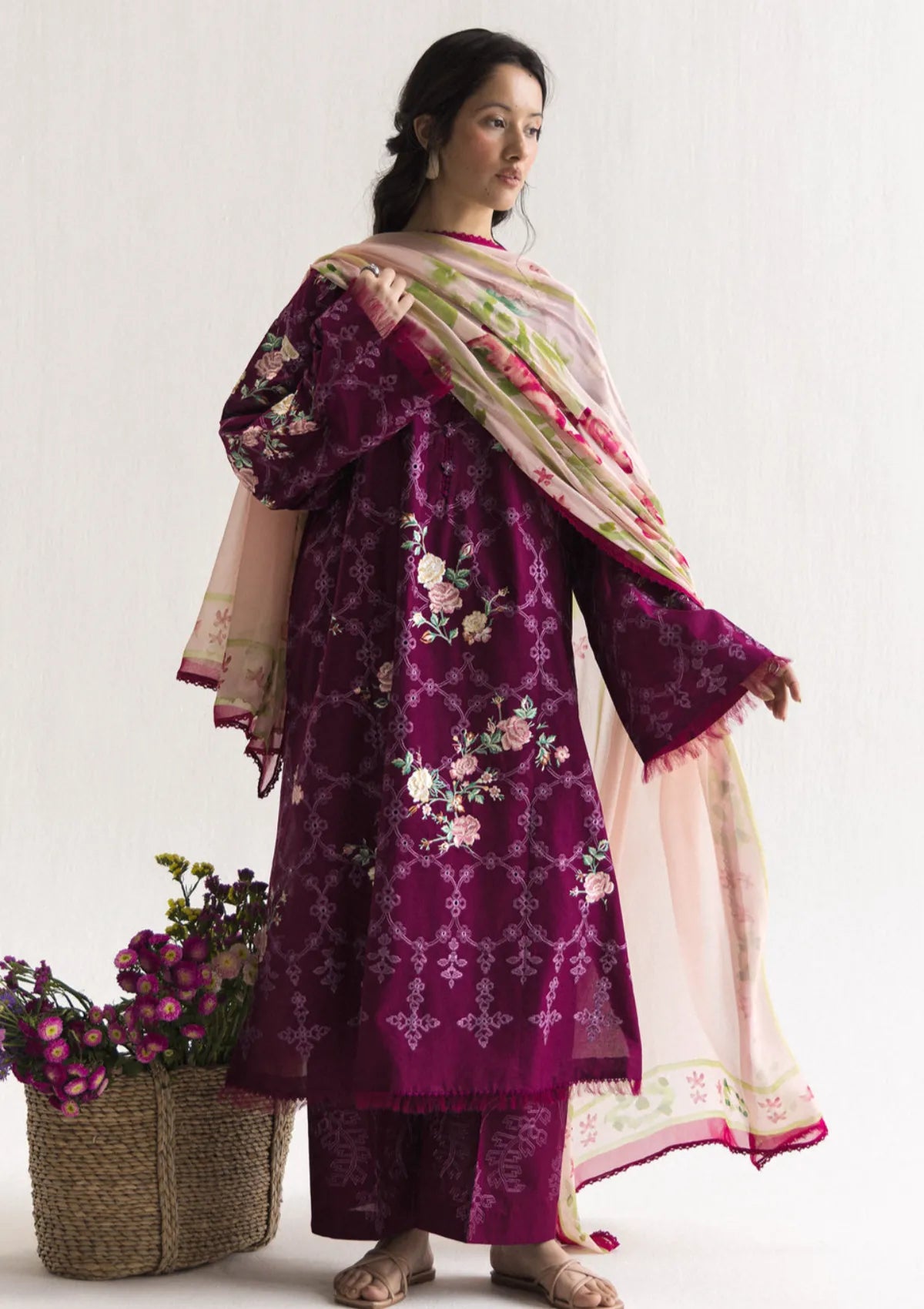 Coco By Zara Shahjahan Edit'2 Lawn'26 D-01A Airi