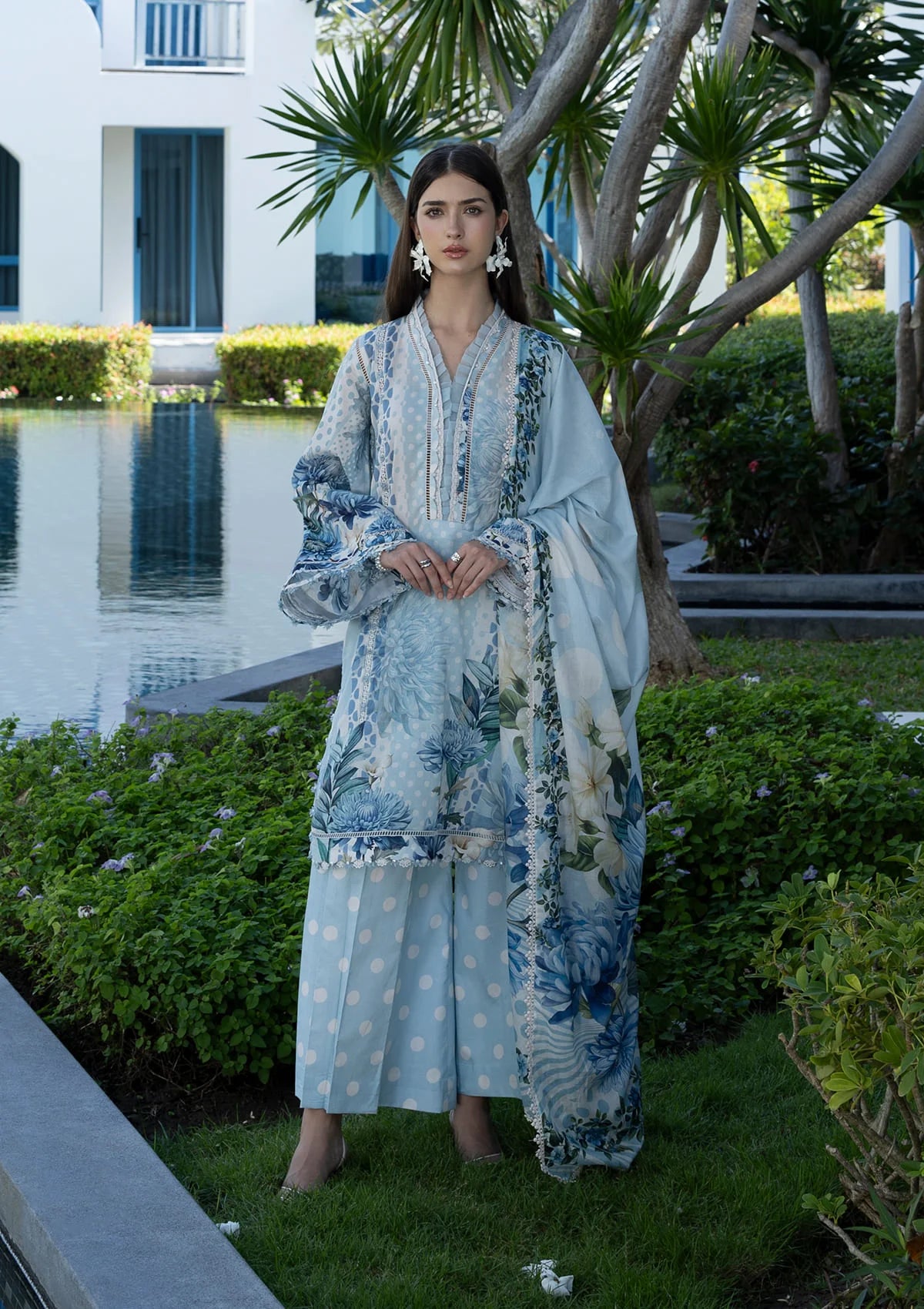 Elaf Santorini Prints Vol-1'26 EPN-1A OCEAN PETALS