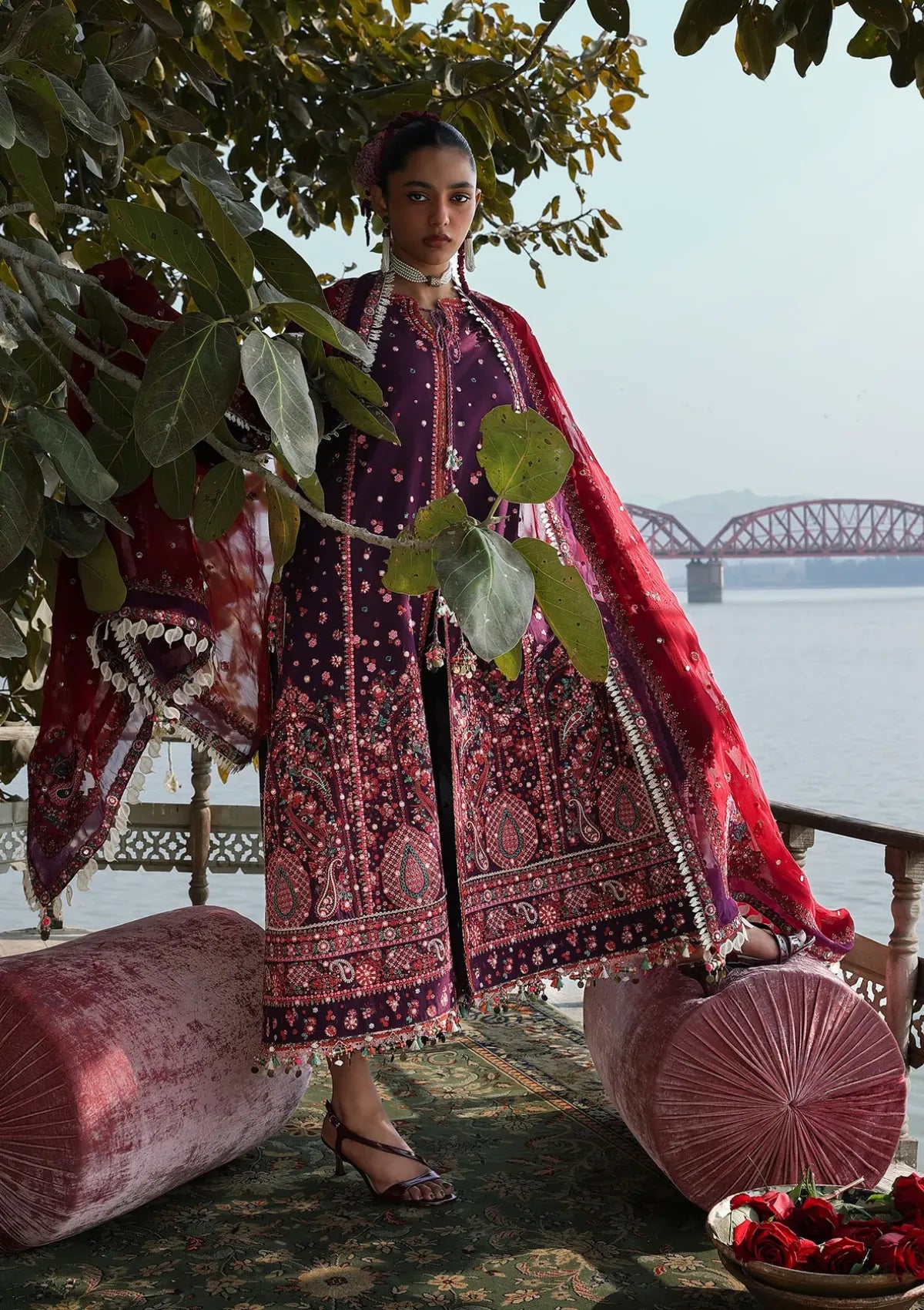 Hussain Rehar Luxury Lawn Eid Edit'26 -Nihdi