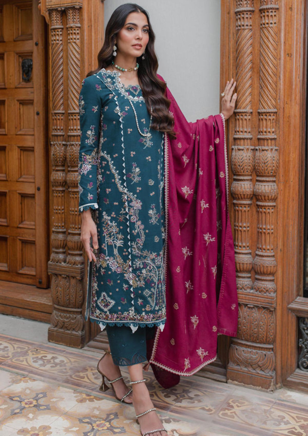 Qalamkar Luxury Winter'23 SC-06 CALISTA - Mohsin Saeed Fabrics