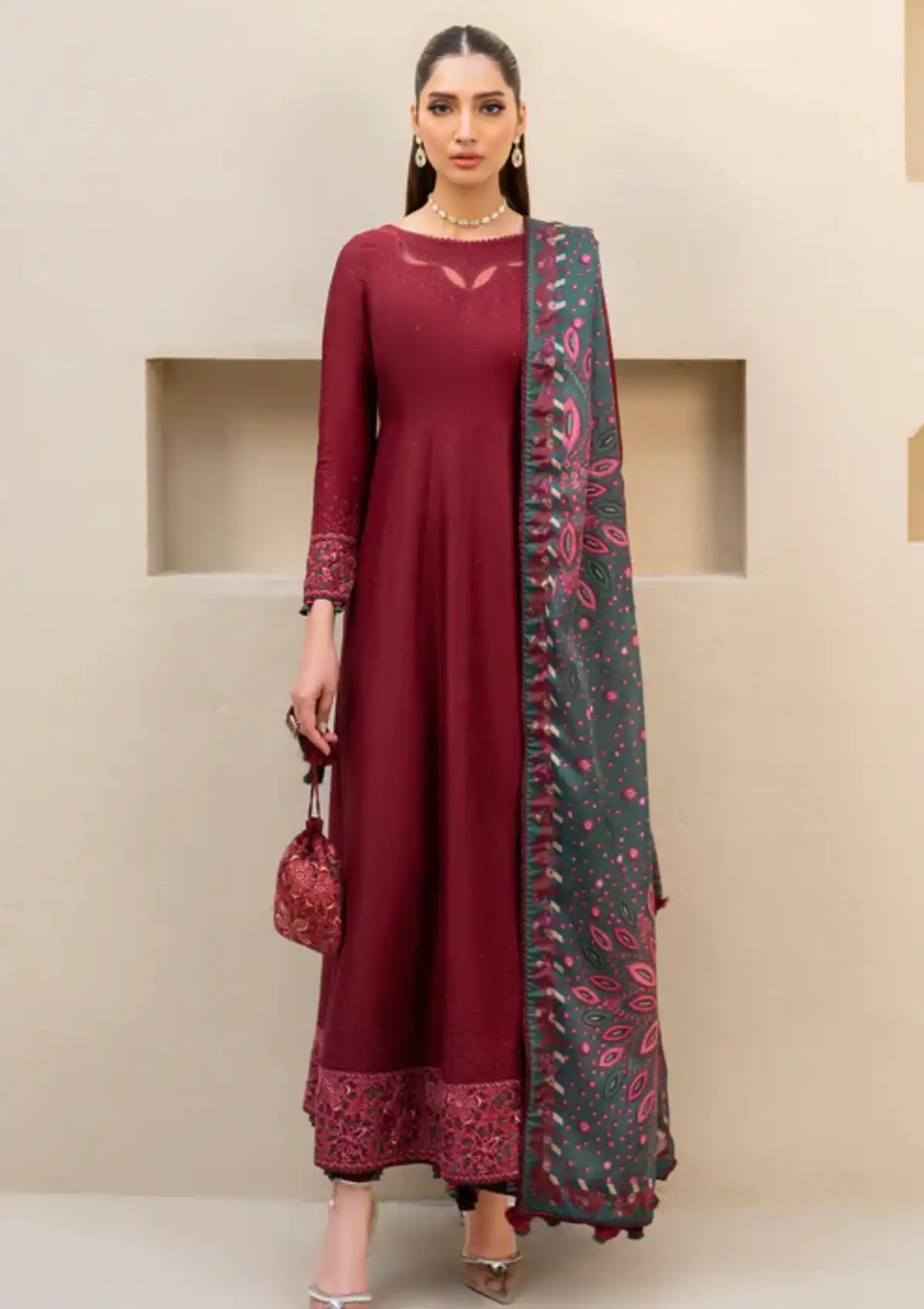 Jazmin Iris Eid Lawn'24 D-07 - Mohsin Saeed Fabrics