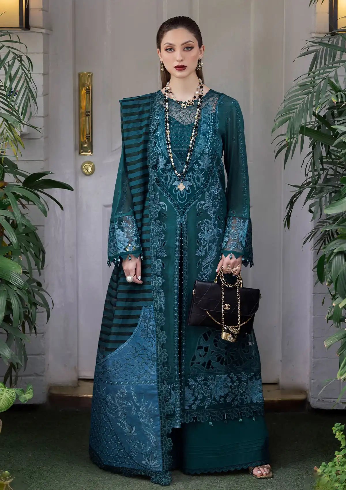 Nureh Mademoiselle Luxury Swiss'24 NE-82 - Mohsin Saeed Fabrics