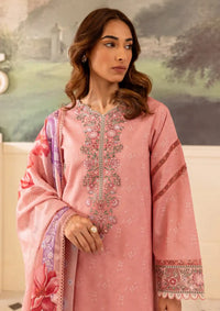 Farasha Seraya Emb Lawn'24 D-07 FLORA - Mohsin Saeed Fabrics