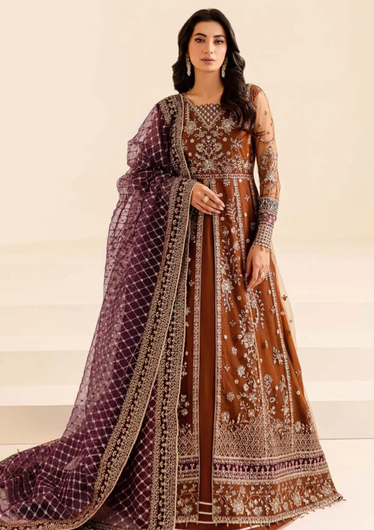 Farasha Lumiere Festive Formals'25 D-07 CRIMSON ALLURE
