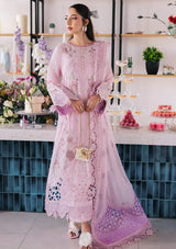 Nureh Eid Escape Luxury Lawn'24 NE-87 SPARKLE PINK - Mohsin Saeed Fabrics