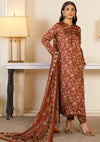 Zarif Printed Silk'24 ZSP-06 Bronze - Mohsin Saeed Fabrics