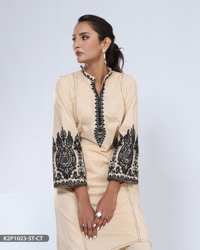ShaPosh Casual Pret (K2P1023-ST-R.CT) - Mohsin Saeed Fabrics
