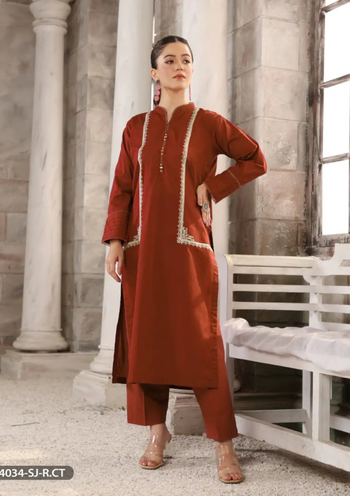 ShaPosh Casual Pret (K2P4034-SJ-R.CT) - Mohsin Saeed Fabrics