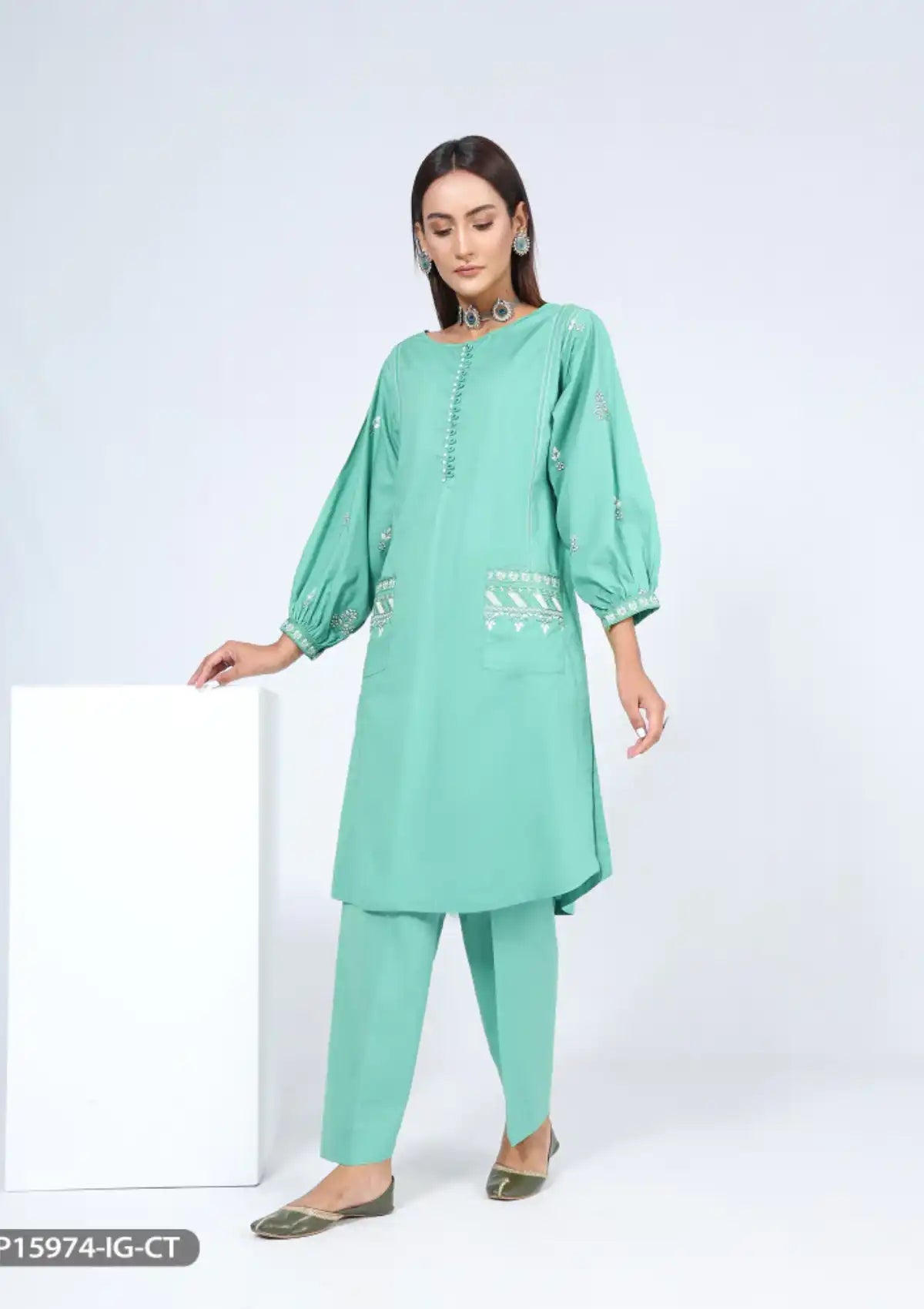 ShaPosh Casual Pret (K2P15974-IG-R.CT) - Mohsin Saeed Fabrics
