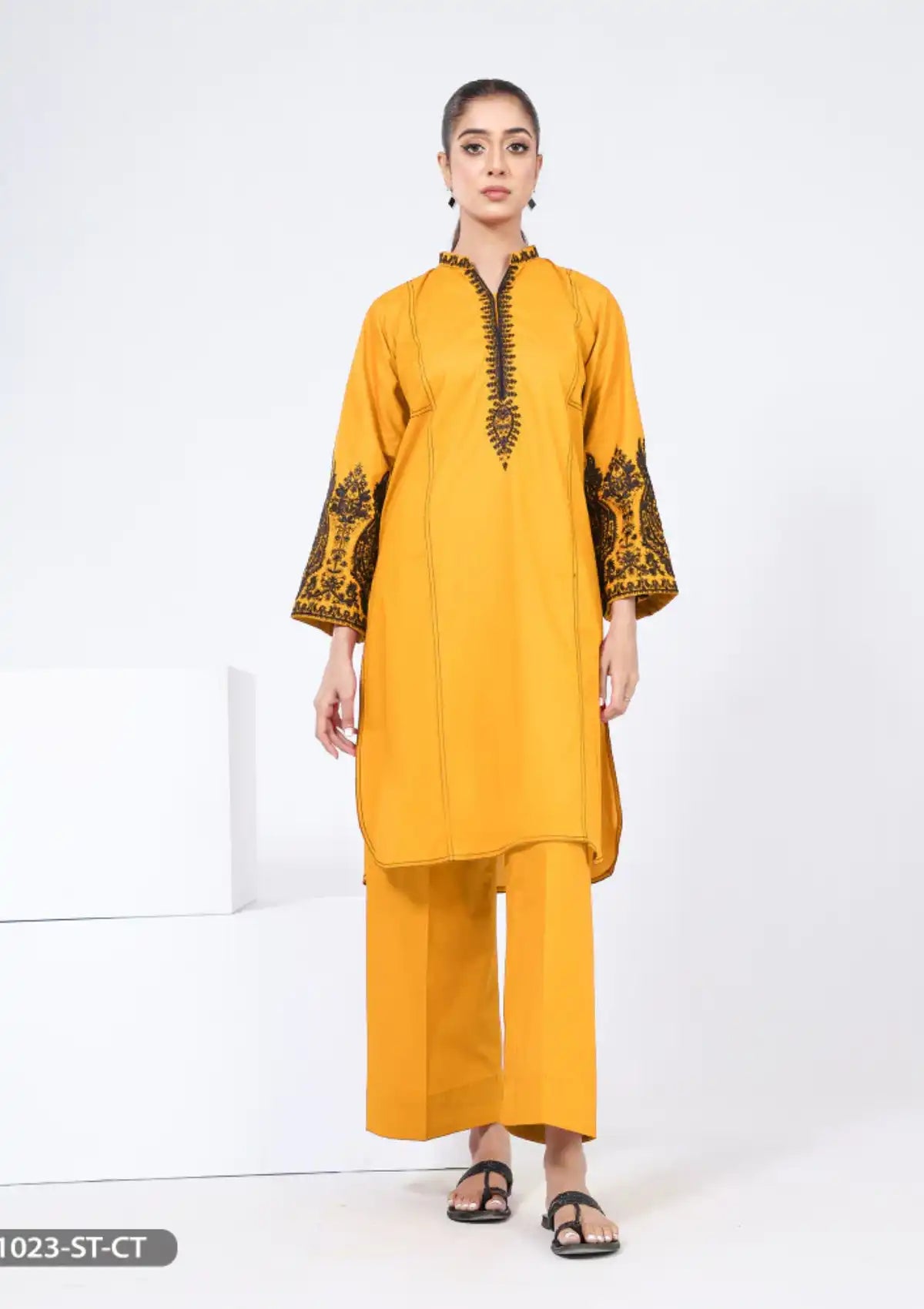 ShaPosh Casual Pret (K2P1023-ST-R.CT) - Mohsin Saeed Fabrics