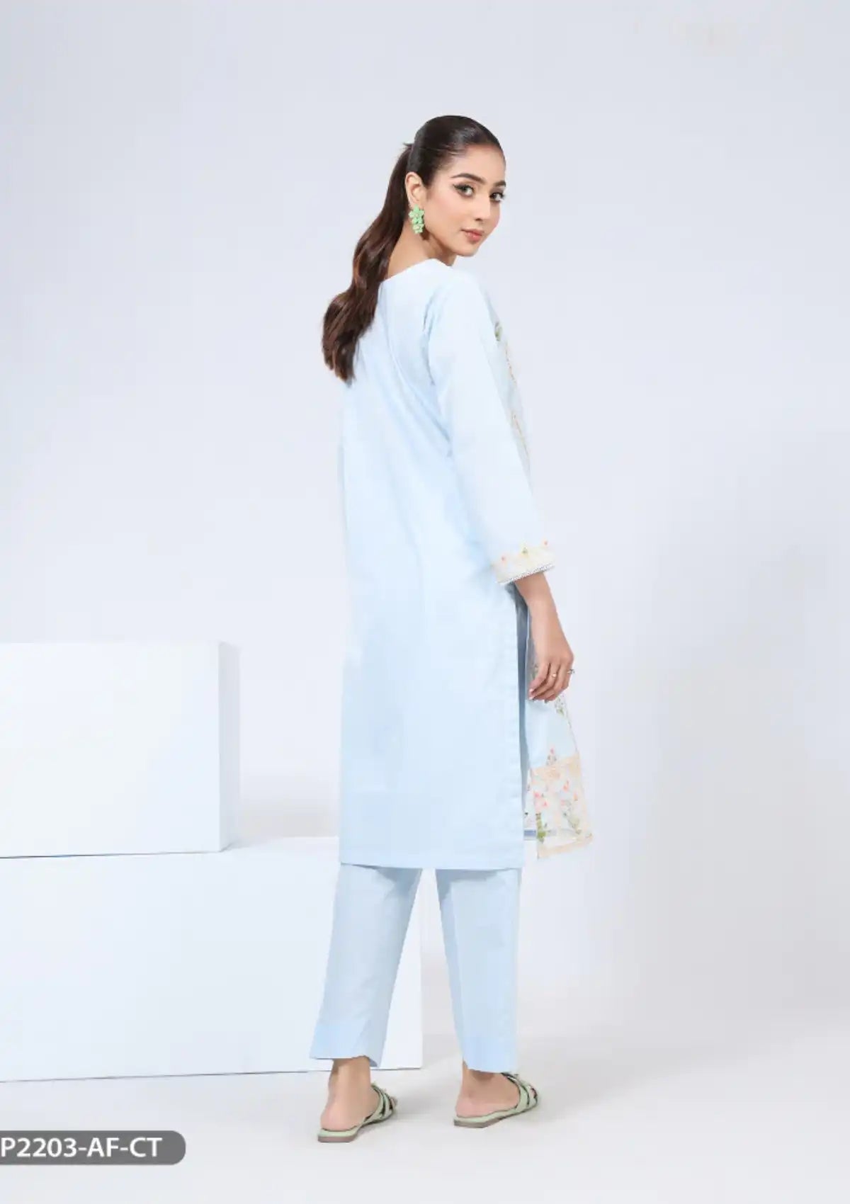 ShaPosh Casual Pret (K2P2203-AF-R.CT) - Mohsin Saeed Fabrics