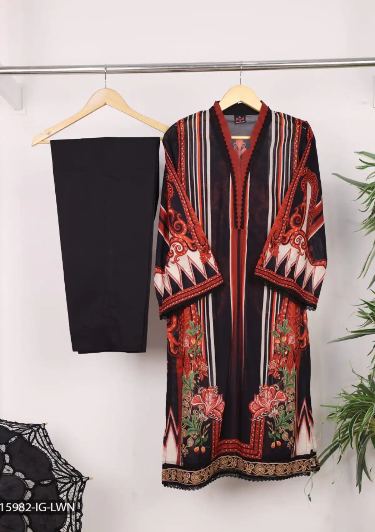 ShaPosh Casual Pret (K2P15982-IG-LWN) - Mohsin Saeed Fabrics