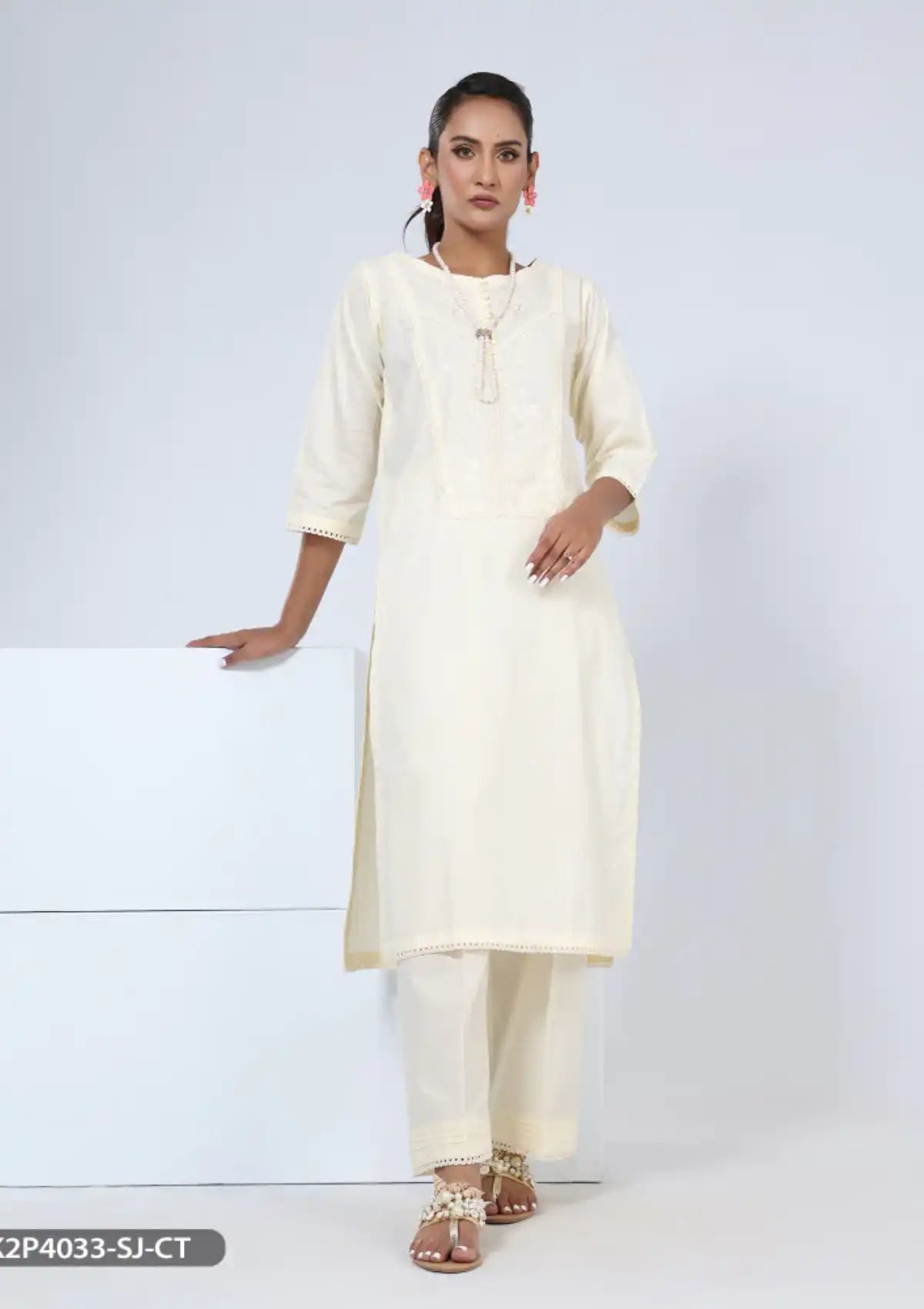 ShaPosh Casual Pret (K2P4033-SJ-C.LWN) - Mohsin Saeed Fabrics