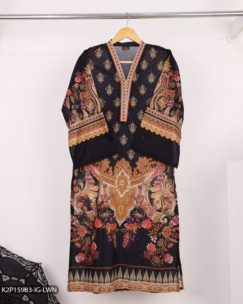 ShaPosh Casual Pret (K2P15983-IG-LWN) - Mohsin Saeed Fabrics