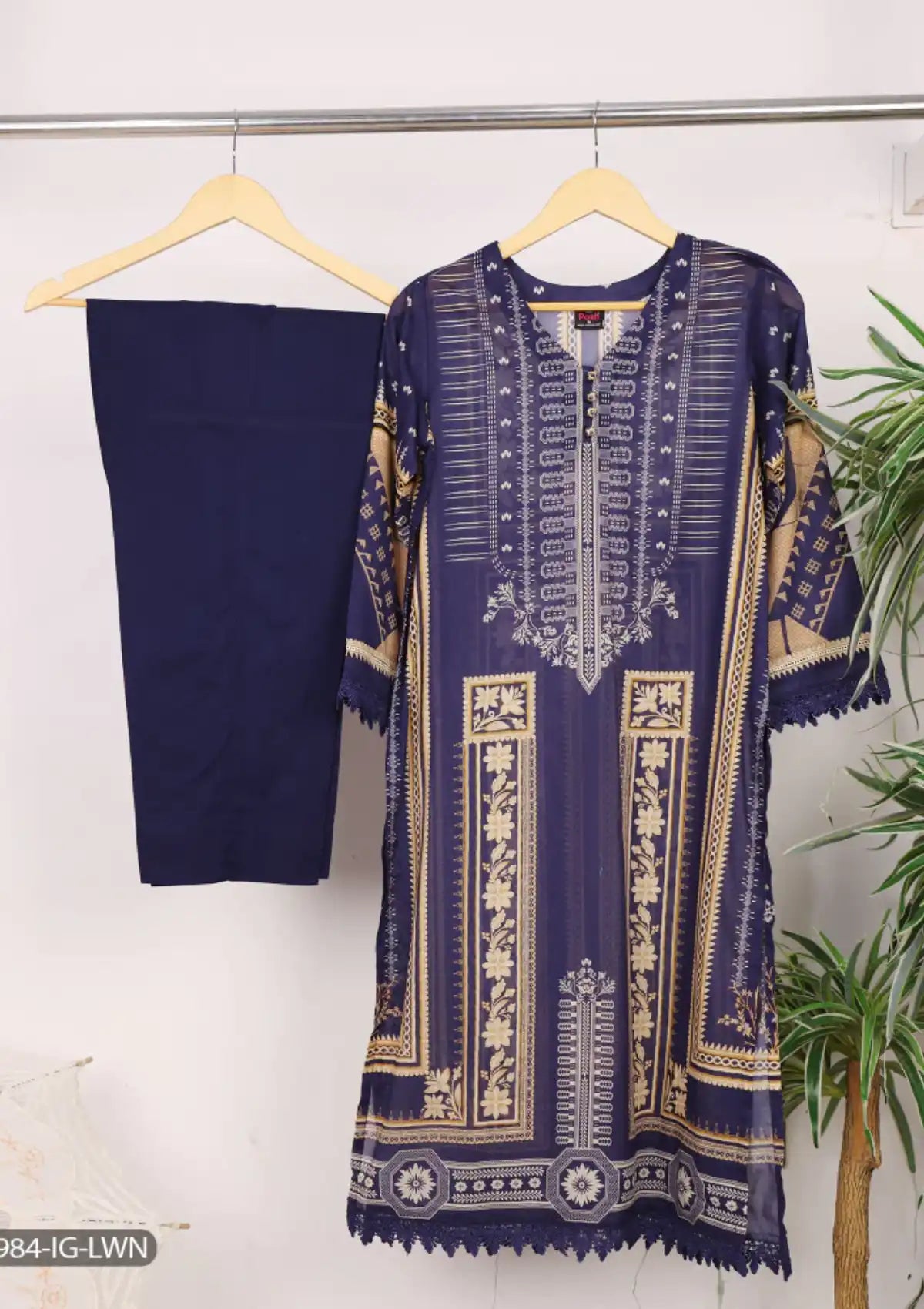ShaPosh Casual Pret (K2P15984-IG-LWN) - Mohsin Saeed Fabrics