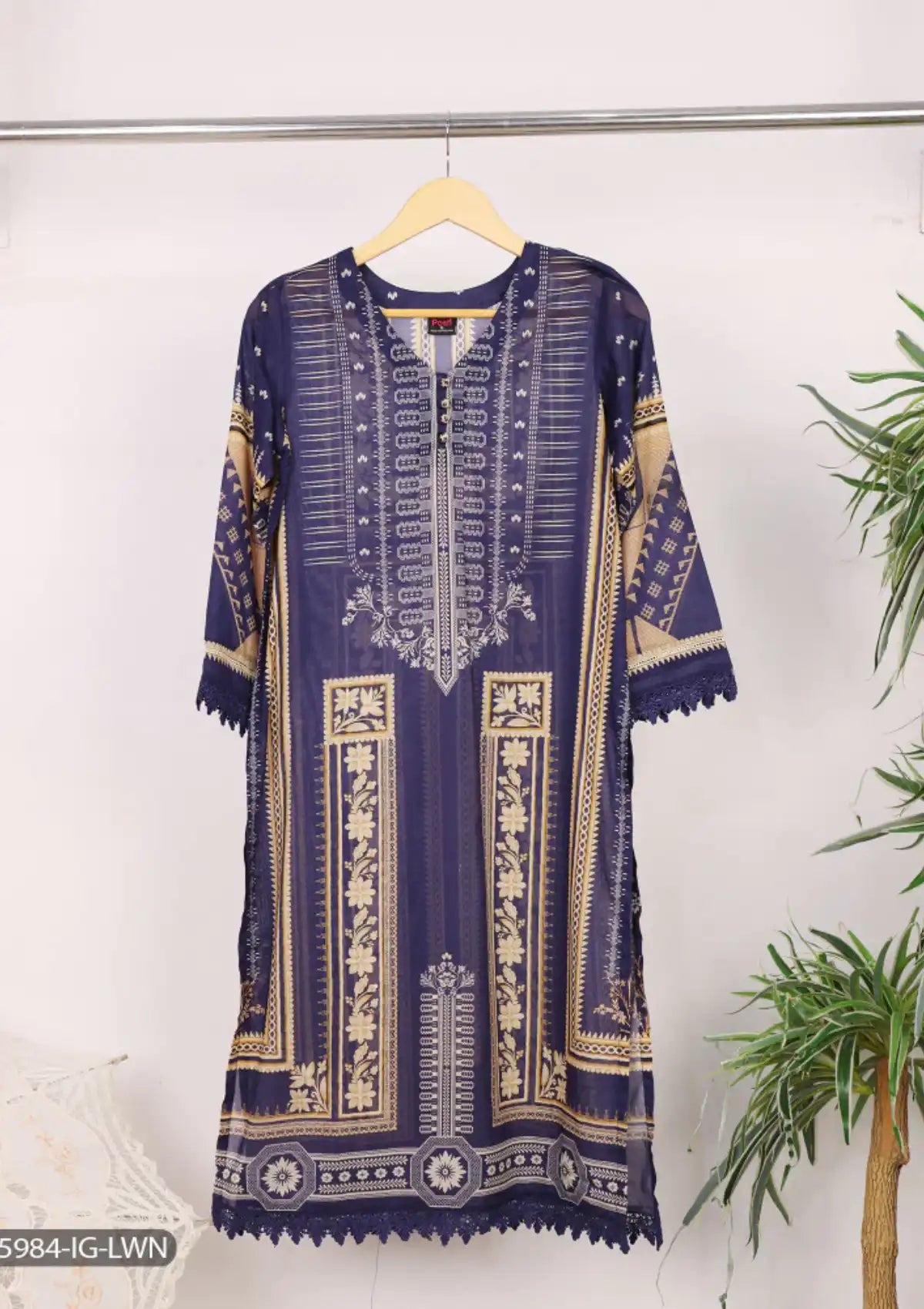 ShaPosh Casual Pret (K2P15984-IG-LWN) - Mohsin Saeed Fabrics