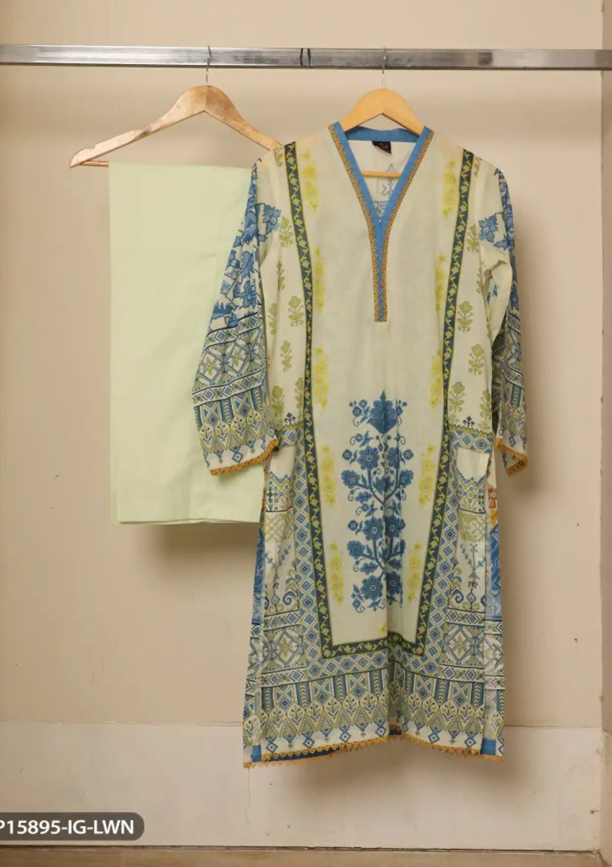 ShaPosh Casual Pret (K2P15895-IG-LWN) - Mohsin Saeed Fabrics