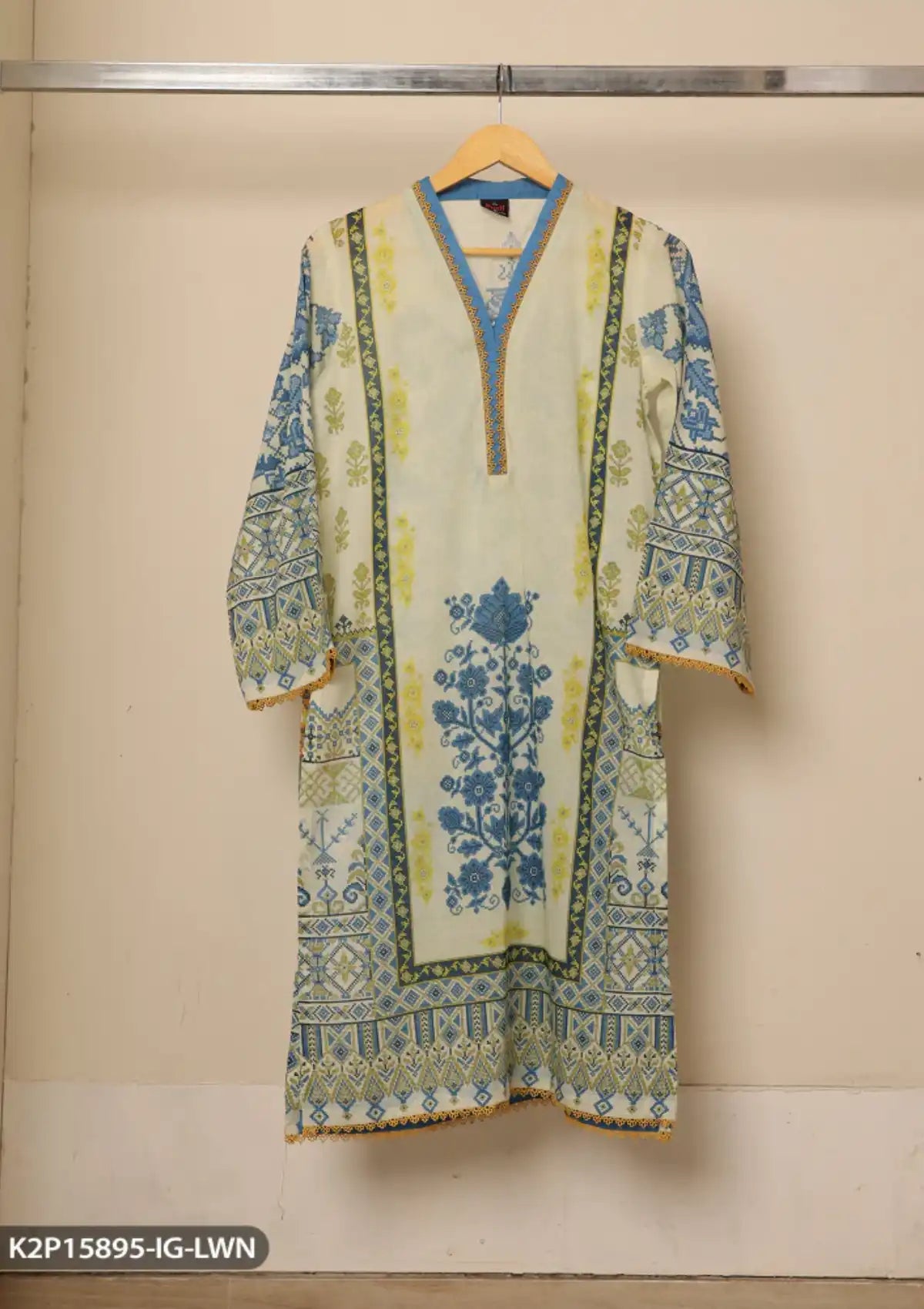 ShaPosh Casual Pret (K2P15895-IG-LWN) - Mohsin Saeed Fabrics
