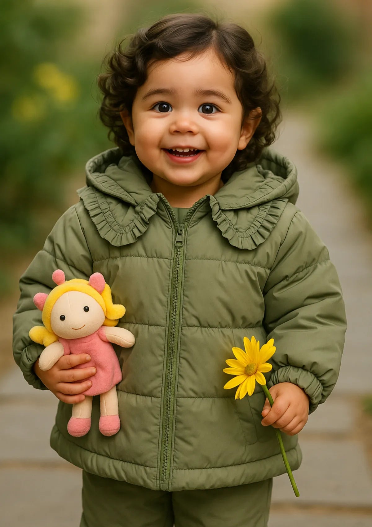 mohsin-saeed-fabrics-is-selling-online-and-in stores-Luxury-daily-wear-wedding-wear-formal-wear-in-budgeted-price-This-product-is-from-baby-jacket-olive-green-is-available-on-Mohsin-saeed-fabrics-website.