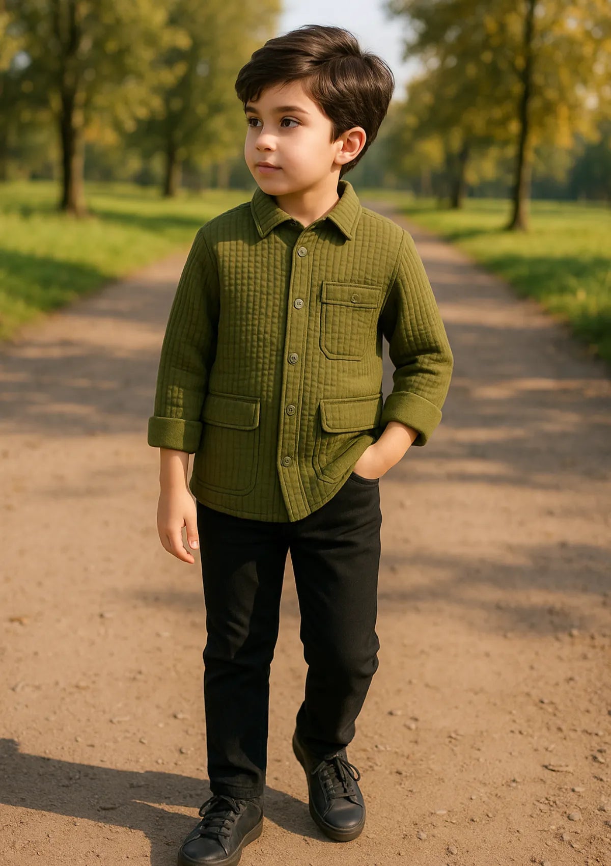 mohsin-saeed-fabrics-affordable-luxury-outfits-for-daily-formal-and-wedding-wear-This-product-is-from-baba-shirt-green-is-available-on-Mohsin-saeed-fabrics-website.