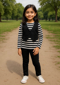 mohsin-saeed-fabrics-affordable-luxury-outfits-for-daily-formal-and-wedding-wear-This-product-is-from-baby-shirt-black-white-is-available-on-Mohsin-saeed-fabrics-website.